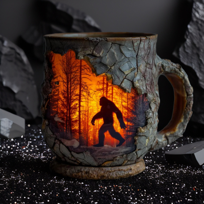 🏆Almost Gone-⚡2025 USA New Bigfoot Forest Fire Mug